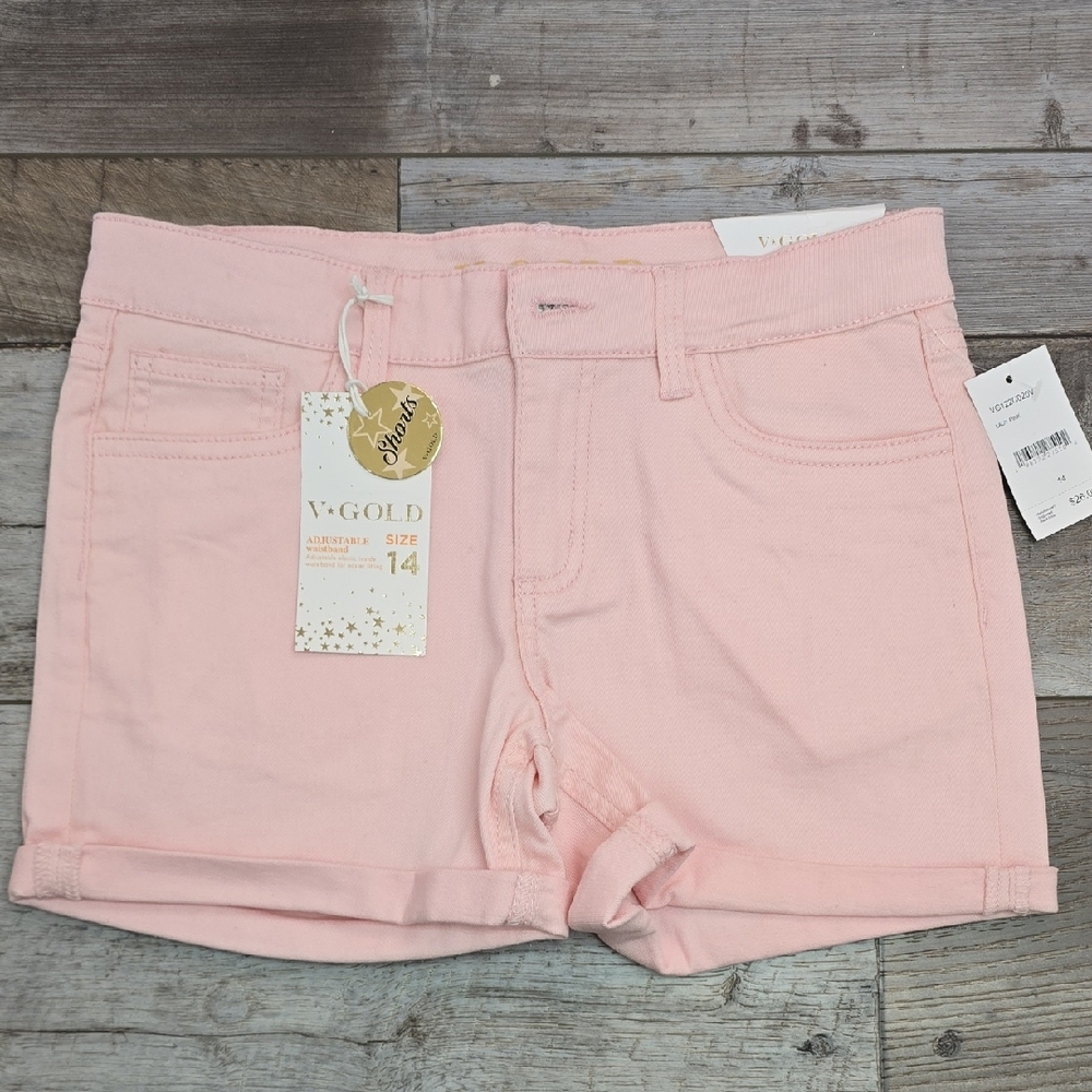 Kids Pink Casual Shorts